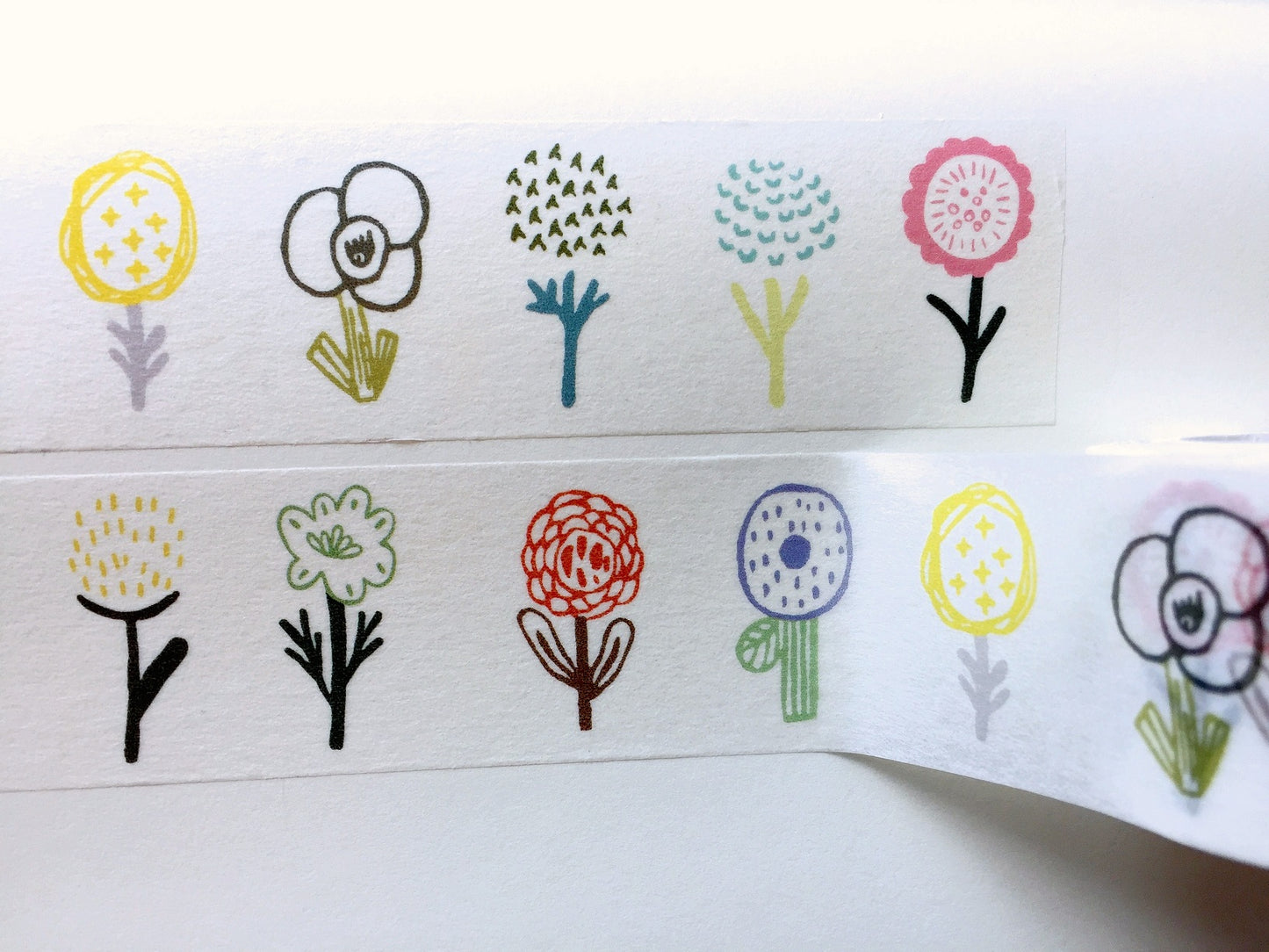 Evakaku - Flower washi tape SAMPLES
