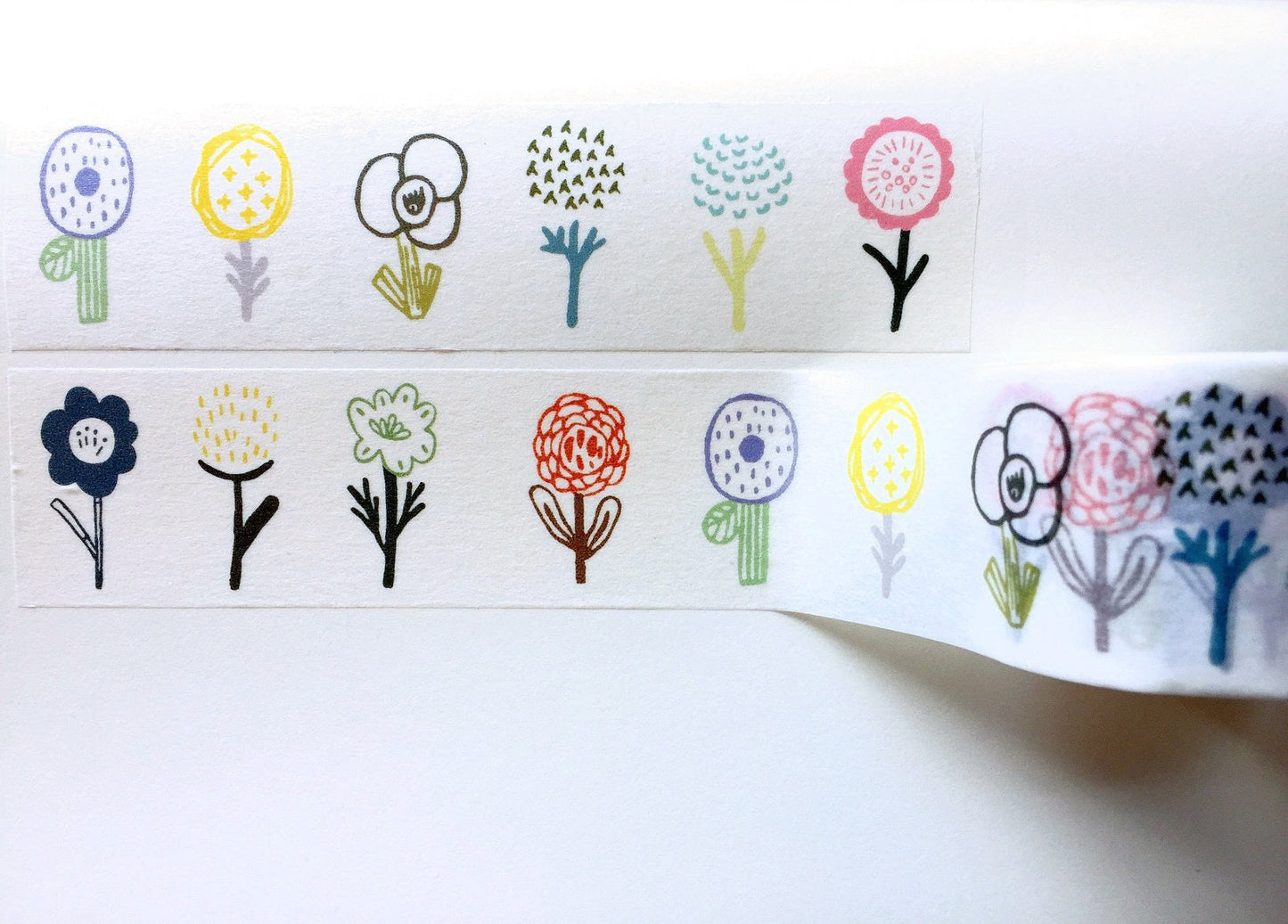 Evakaku - Flower washi tape SAMPLES