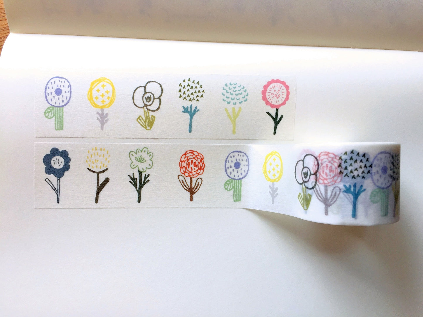 Evakaku - Flower washi tape SAMPLES