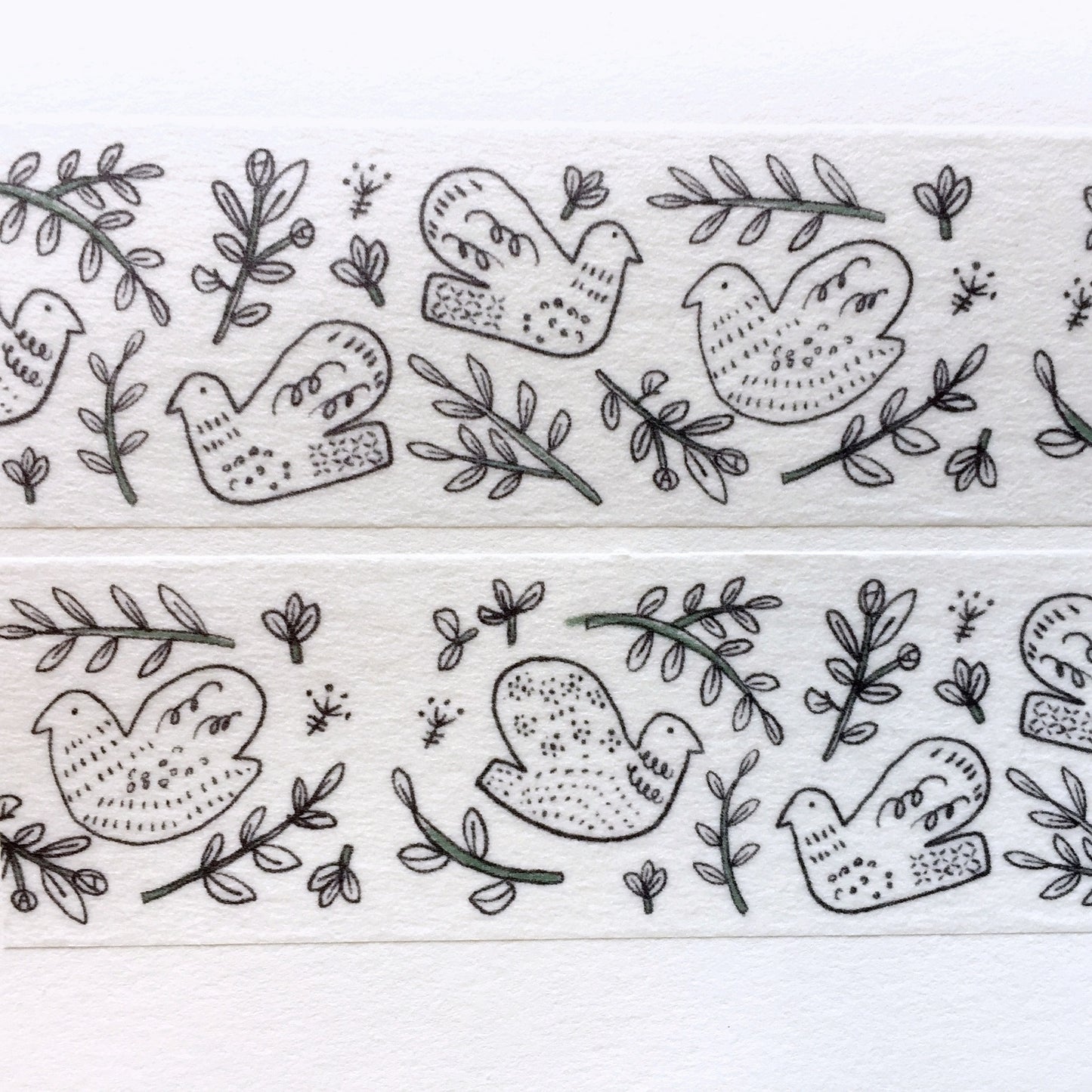 Evakaku - Bird pattern washi tape SAMPLES