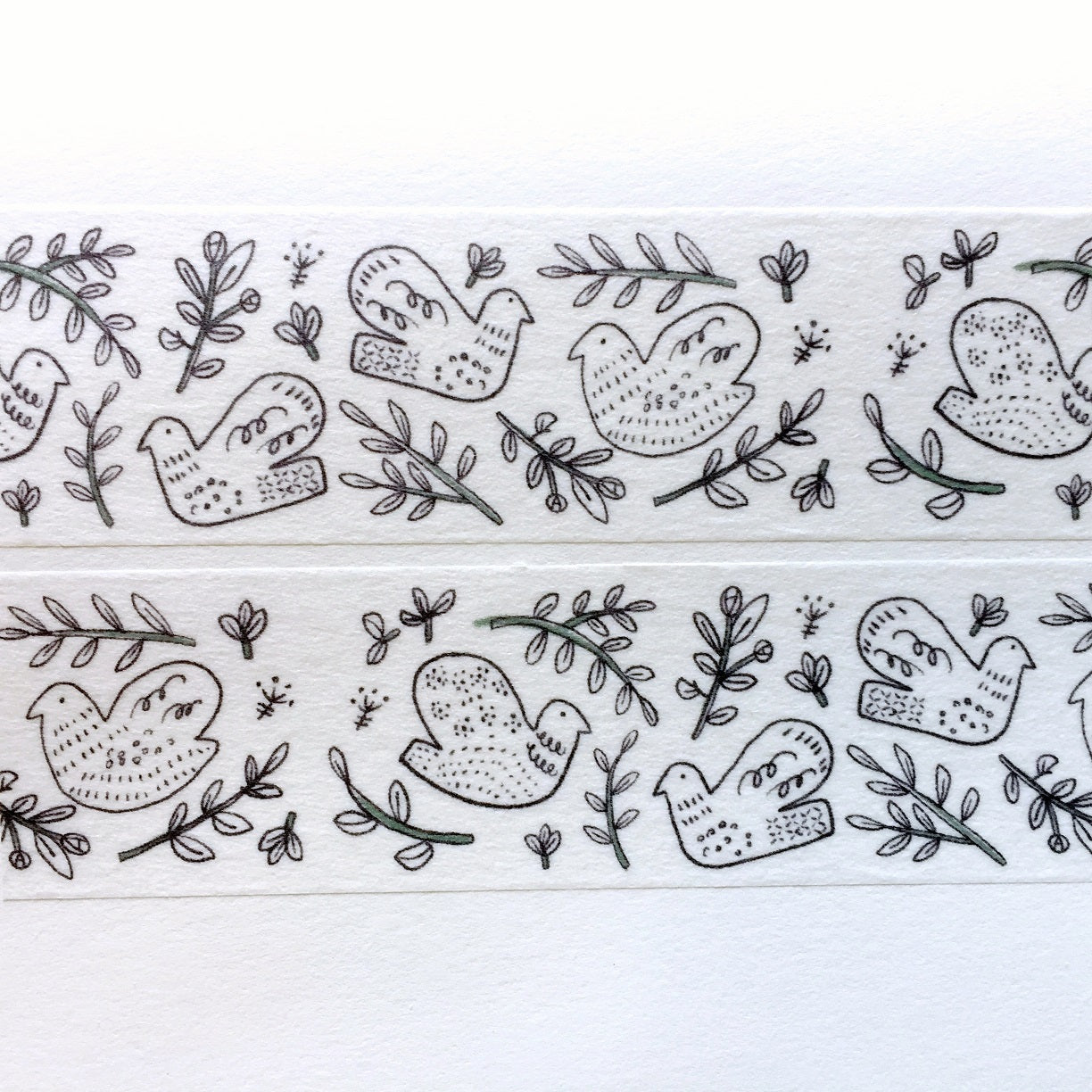Evakaku - Bird pattern washi tape SAMPLES