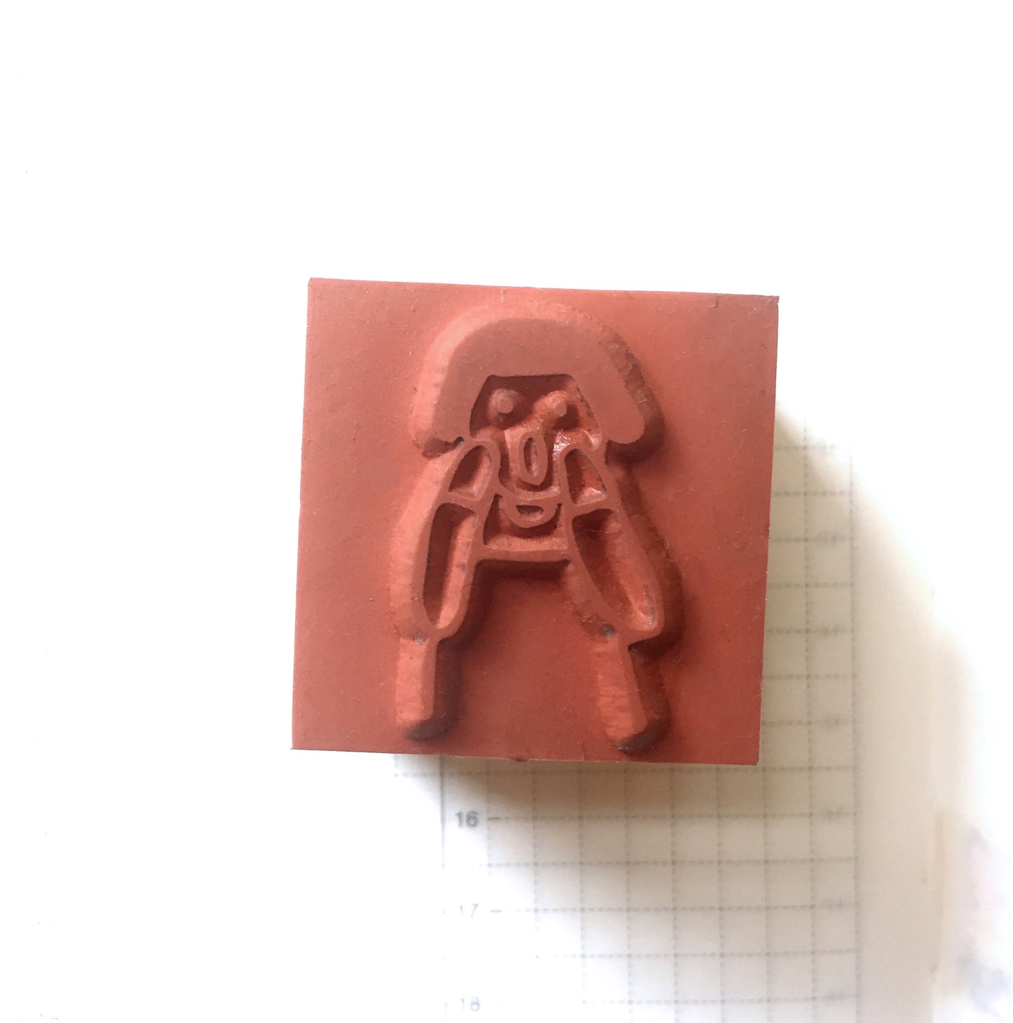 Evakaku - Scream Girl rubber stamp [Pre-loved]