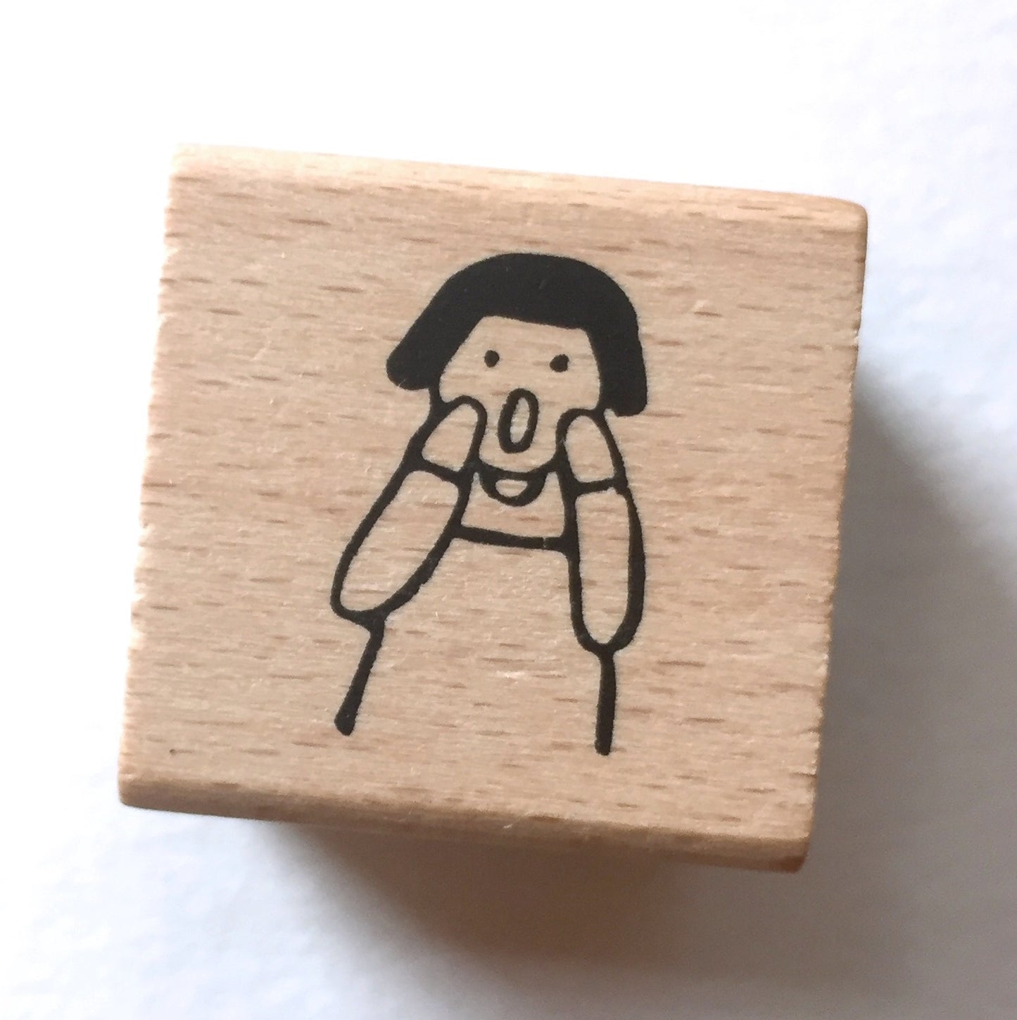 Evakaku - Scream Girl rubber stamp [Pre-loved]