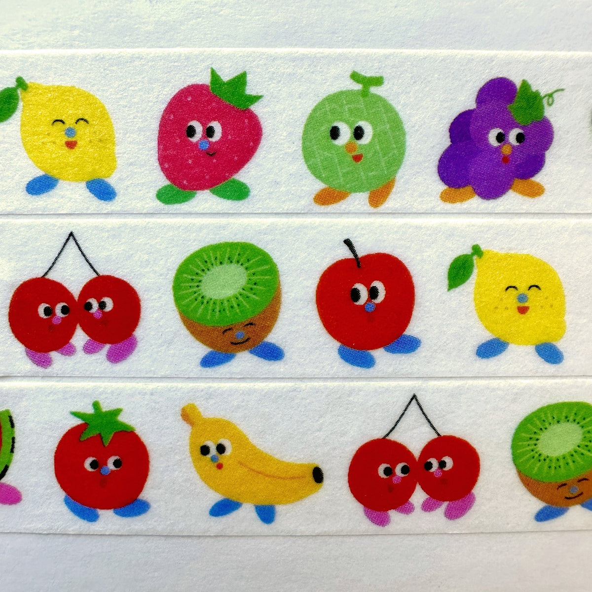 fruit fries - Fruits with Feet washi tape SAMPLES