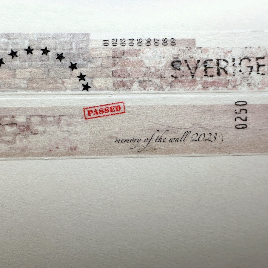 Ha7uu Studio - Memory of the Wall washi tape SAMPLES