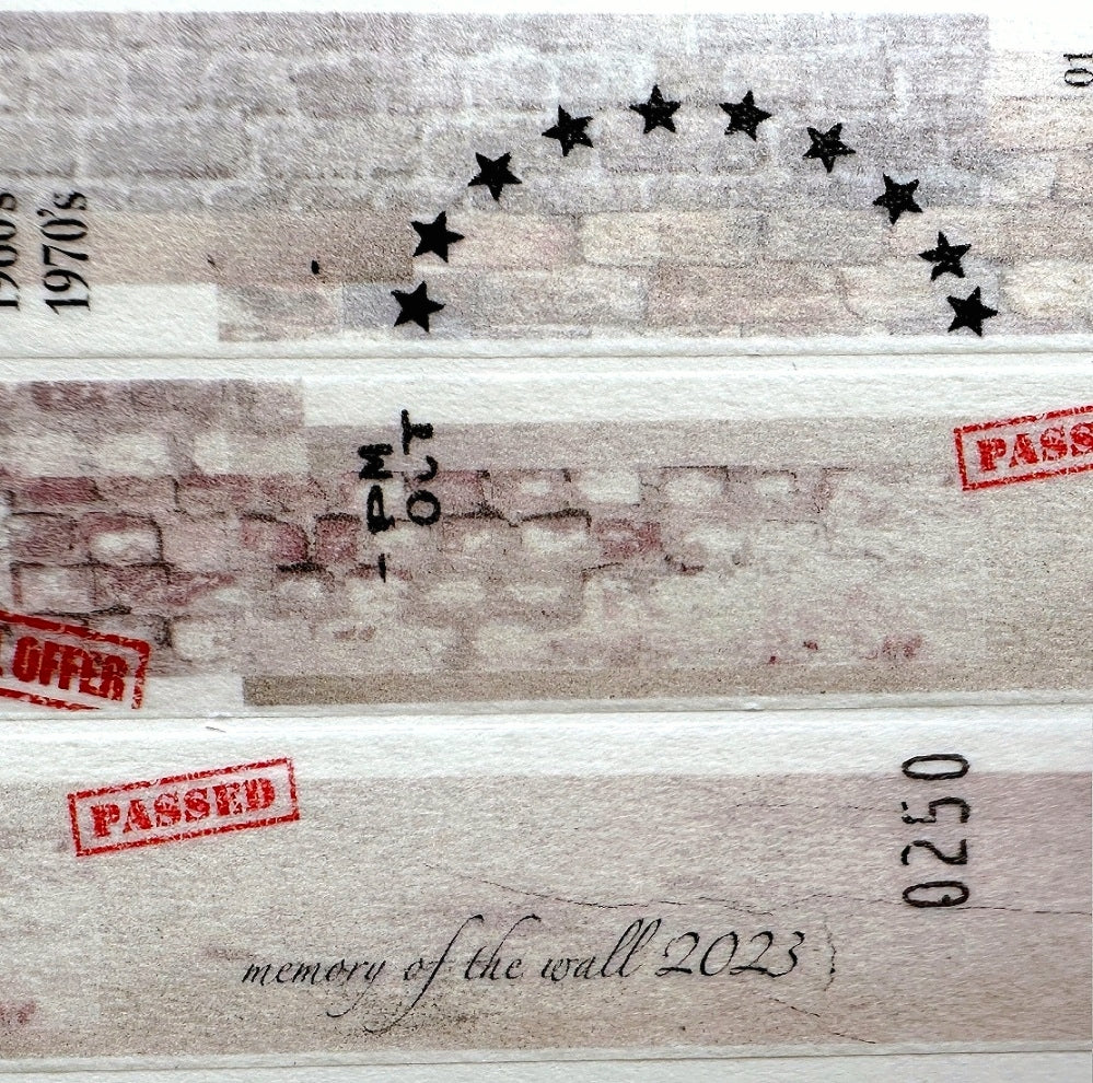 Ha7uu Studio - Memory of the Wall washi tape SAMPLES