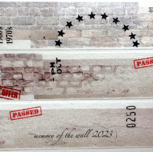 Ha7uu Studio - Memory of the Wall washi tape SAMPLES