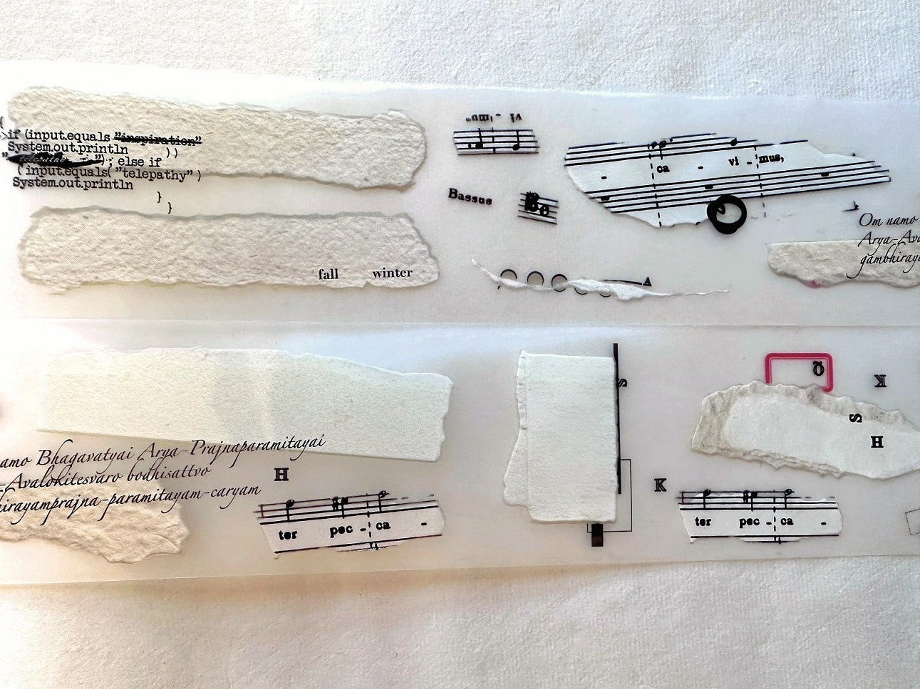 Ha7uu Studio - Fragments PET tape SAMPLES