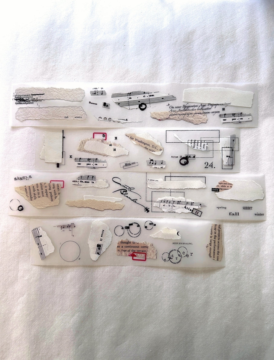 Ha7uu Studio - Fragments PET tape SAMPLES
