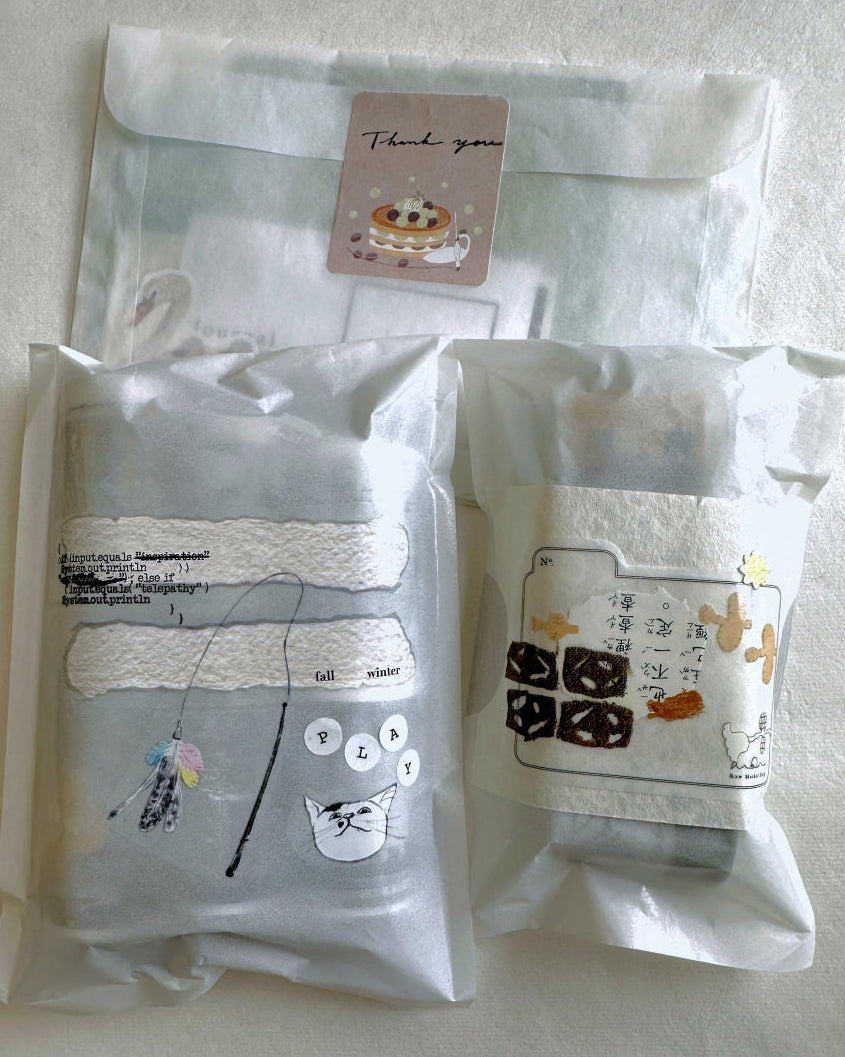 Tobimatsu Shoichiro - Swan sticky memo tape SAMPLES