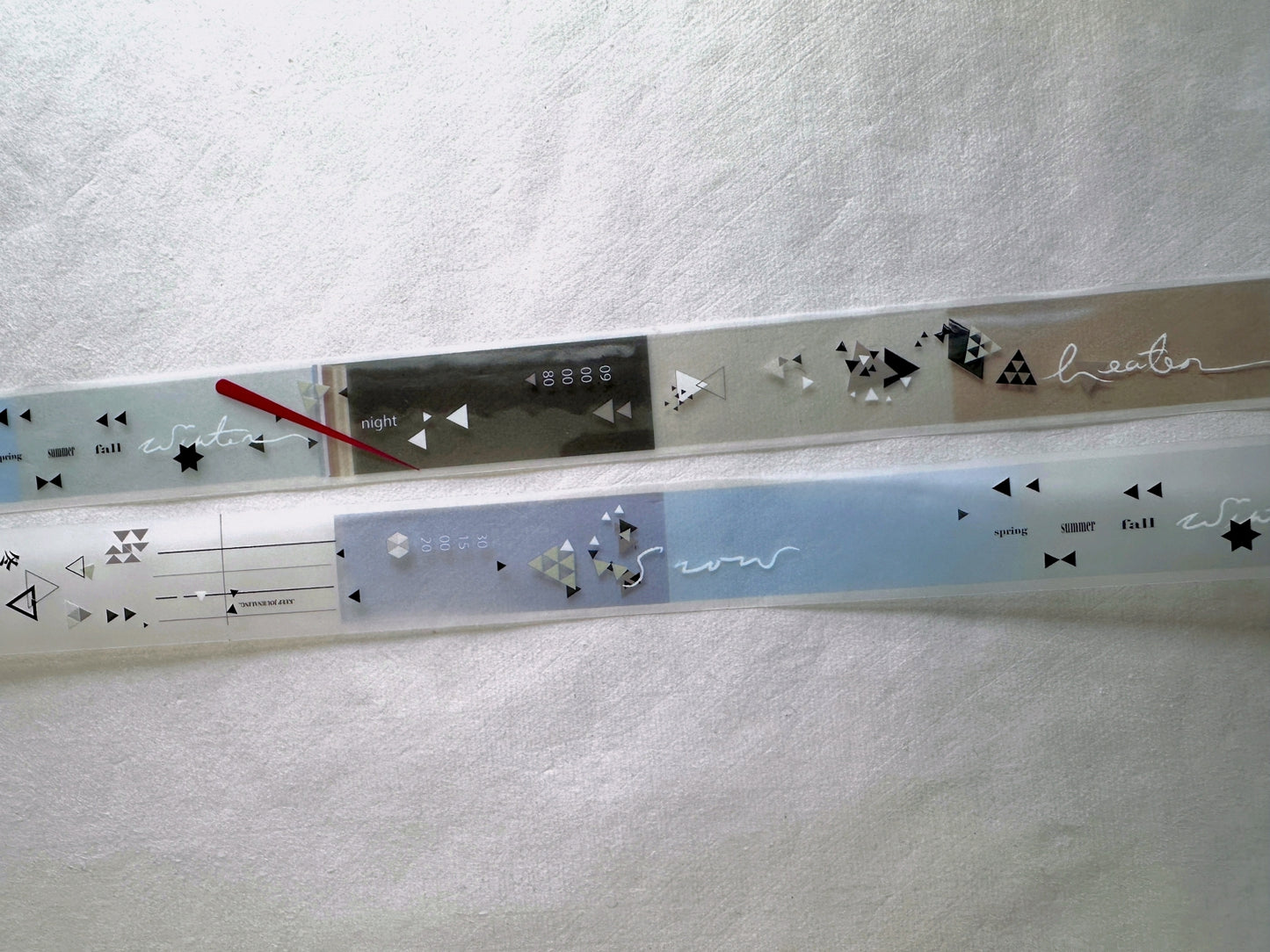 Ha7uu Studio - Winter Impression PET tape SAMPLES
