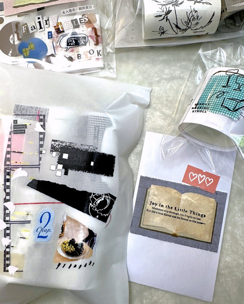 Ha7uu Studio - Frottage/Maybe Rose PET tape SAMPLES
