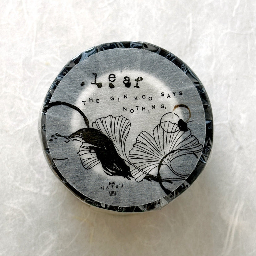Ha7uu Studio - Ginkgo in Inkblots gold hot stamped PET SAMPLES