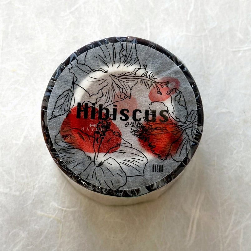 Ha7uu Studio - Hibiscus in Silver embossed PET SAMPLES