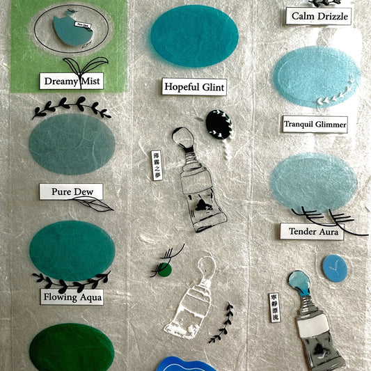 Ha7uu Studio - Air Palette kiss-cut PET SAMPLES