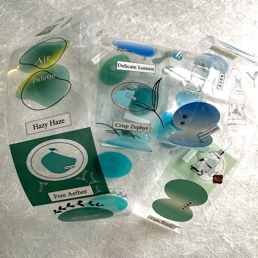 Ha7uu Studio - Air Palette kiss-cut PET SAMPLES