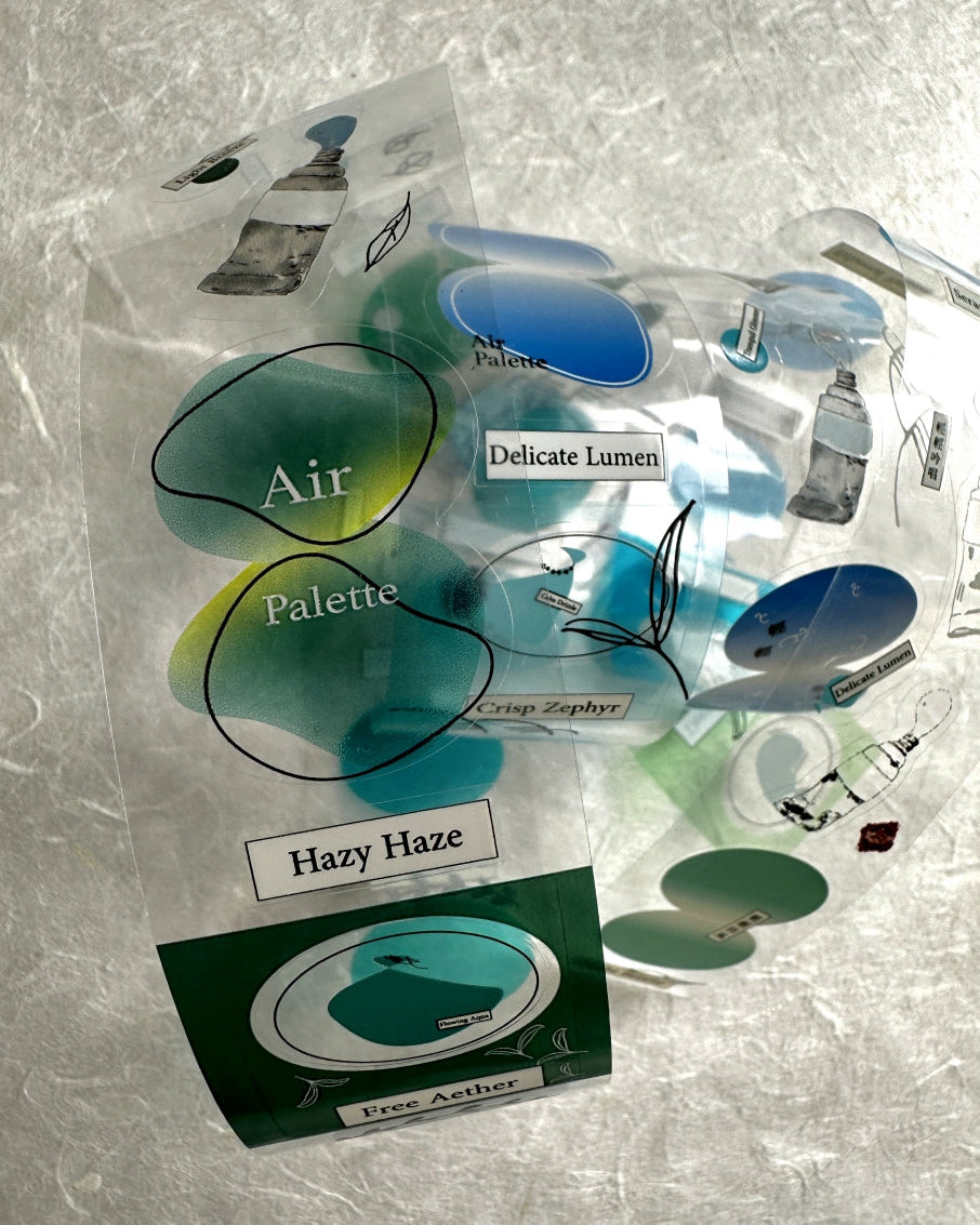 Ha7uu Studio - Air Palette kiss-cut PET SAMPLES