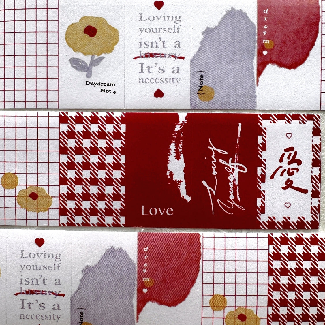 Ha7uu Studio - Mini Dream Flower label sticker roll SAMPLES