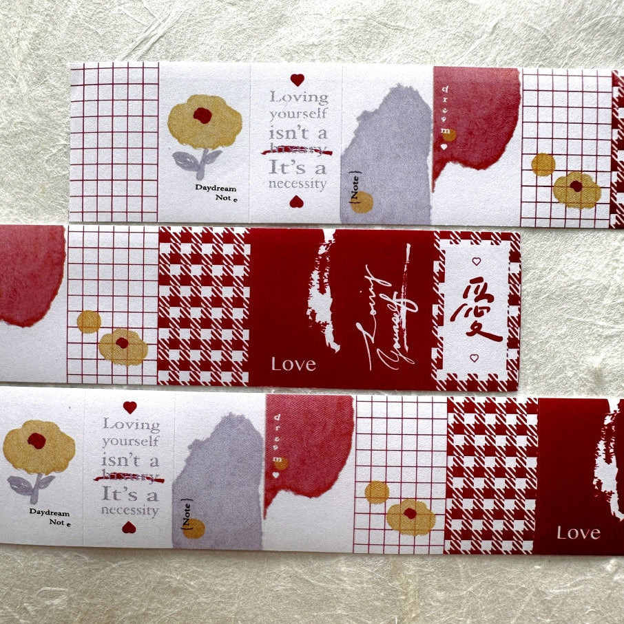 Ha7uu Studio - Mini Dream Flower label sticker roll SAMPLES