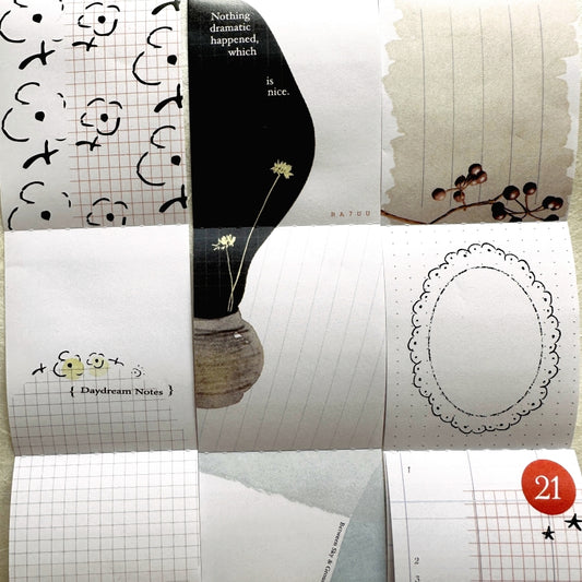 Ha7uu Studio - Daydream Notes sticky memo tape SAMPLES