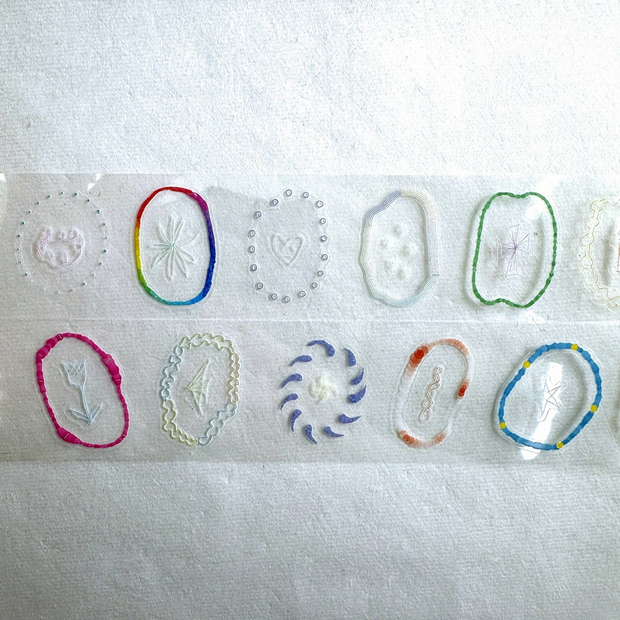 iifloccus - Rainbow Ring kiss-cut PET tape SAMPLES
