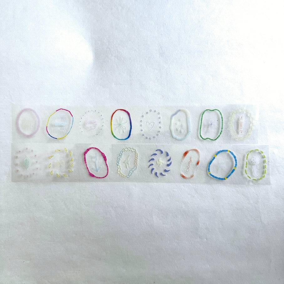 iifloccus - Rainbow Ring kiss-cut PET tape SAMPLES
