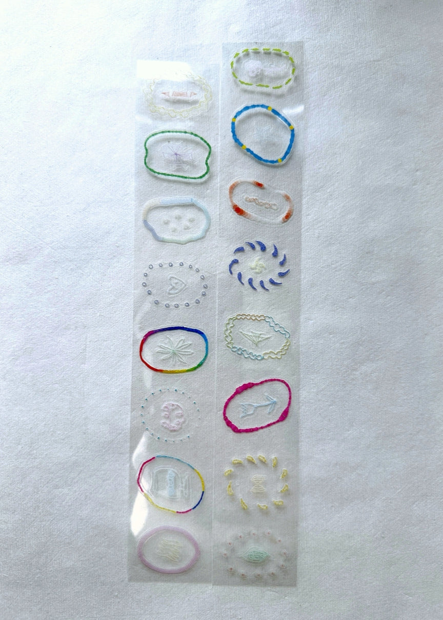 iifloccus - Rainbow Ring kiss-cut PET tape SAMPLES