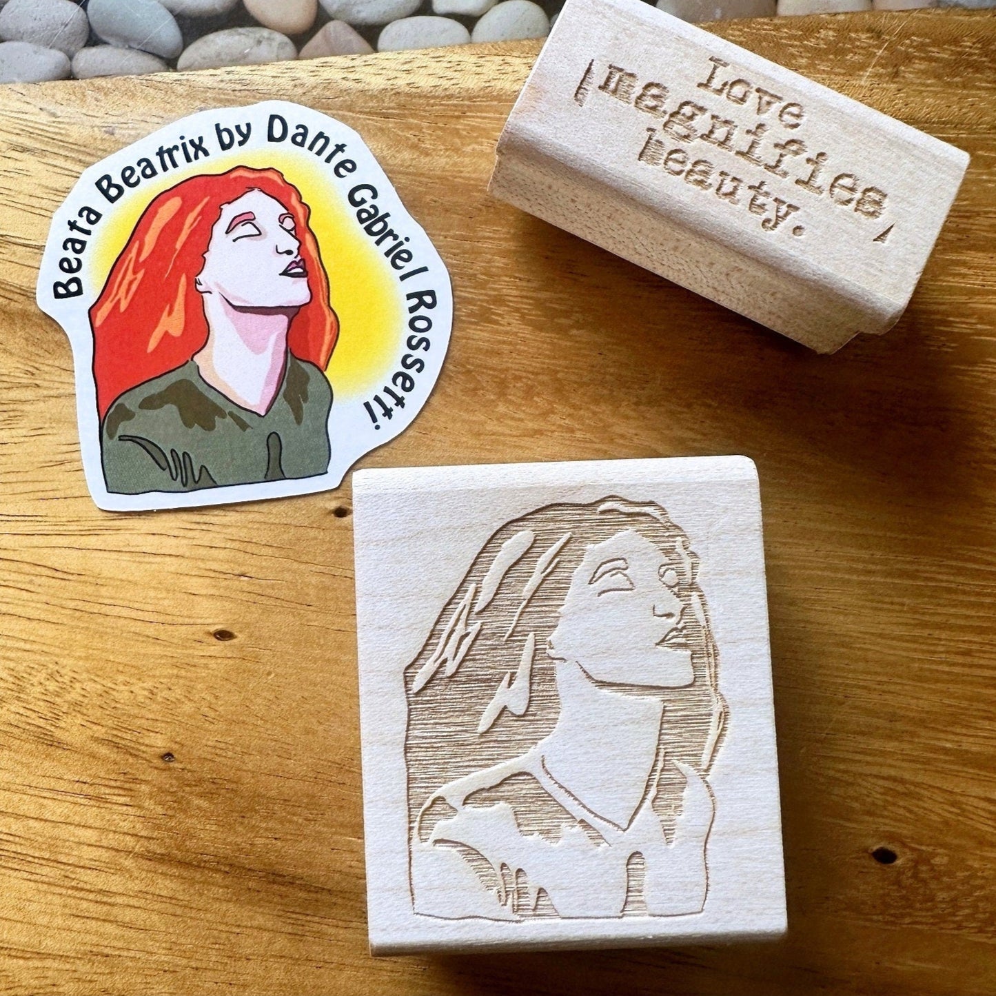 Pre-Raphaelite Lover - sticker sheet by TAOthings Studio