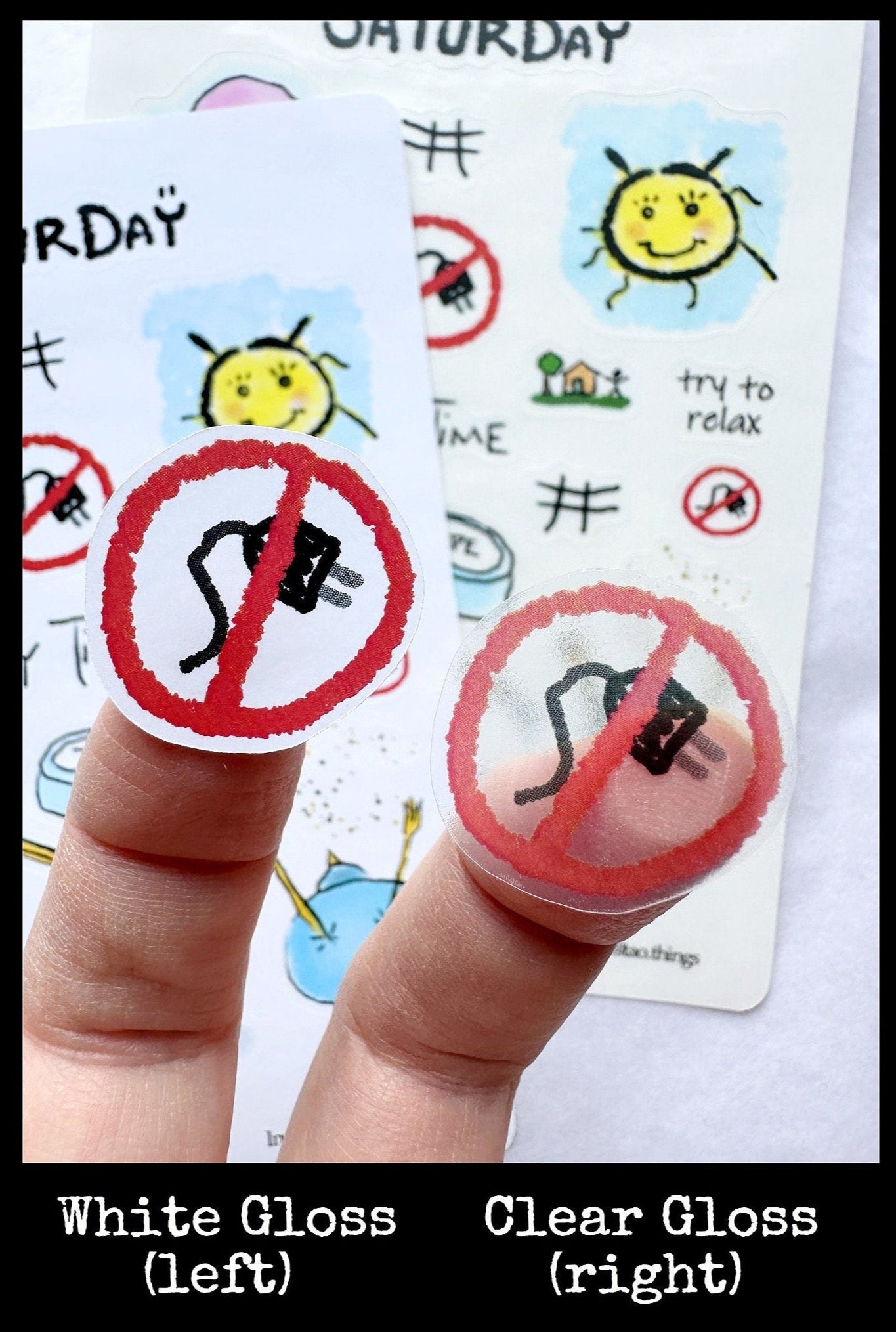 Saturday 'Toons - sticker sheets by TAOthings Studio