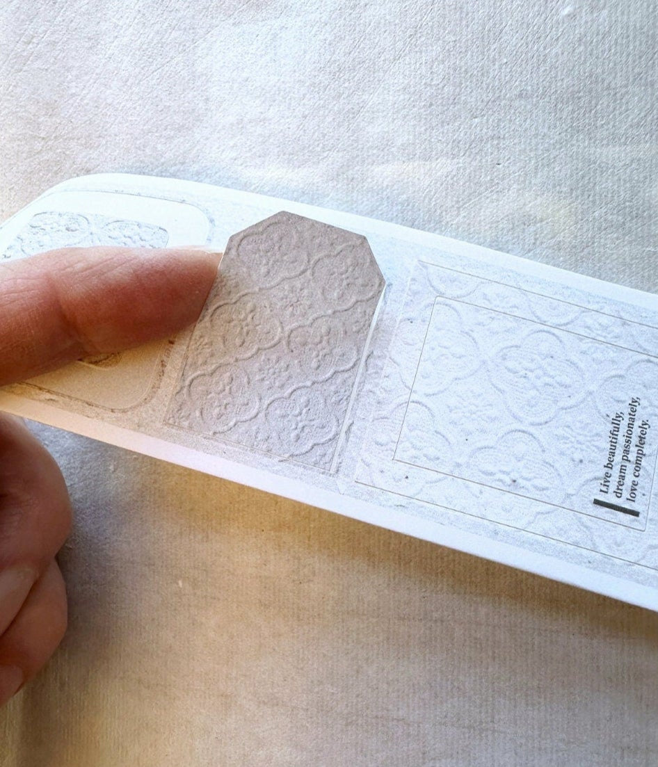 A Great Idea & Shihsyu Paper - The Warmth of Paper kiss-cut paper tape SAMPLES