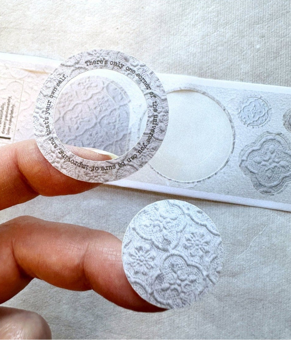 A Great Idea & Shihsyu Paper - The Warmth of Paper kiss-cut paper tape SAMPLES