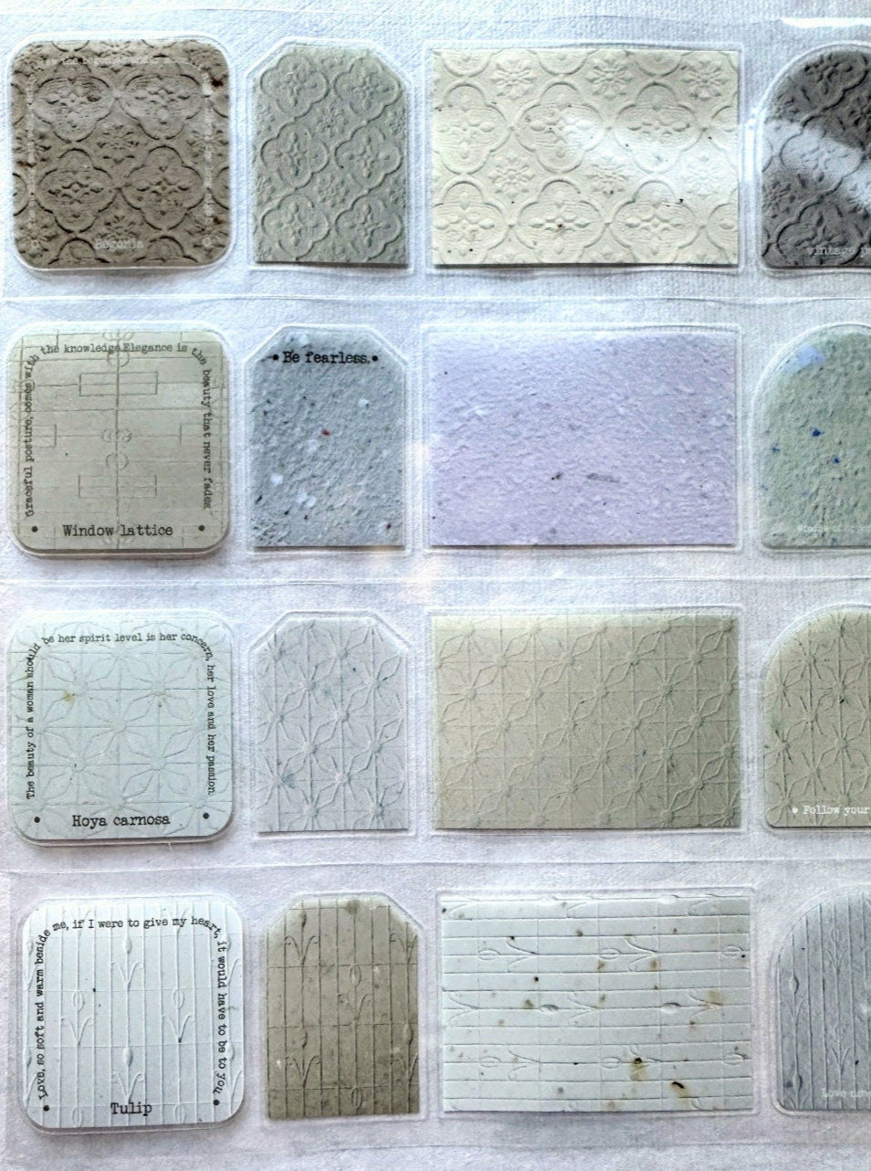 A Great Idea & Shihsyu Paper - The Warmth of Paper kiss-cut PET tape SAMPLES
