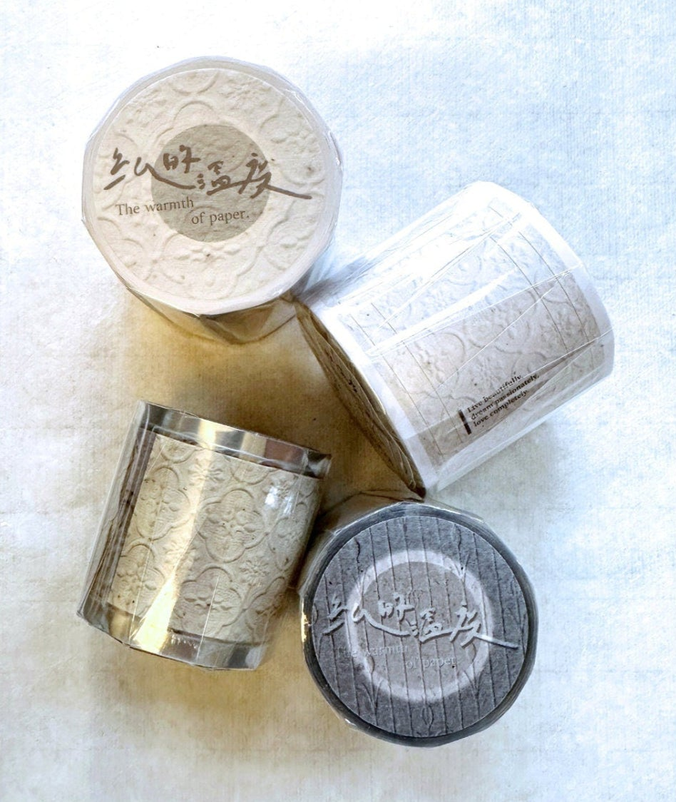 A Great Idea & Shihsyu Paper - The Warmth of Paper kiss-cut paper tape SAMPLES