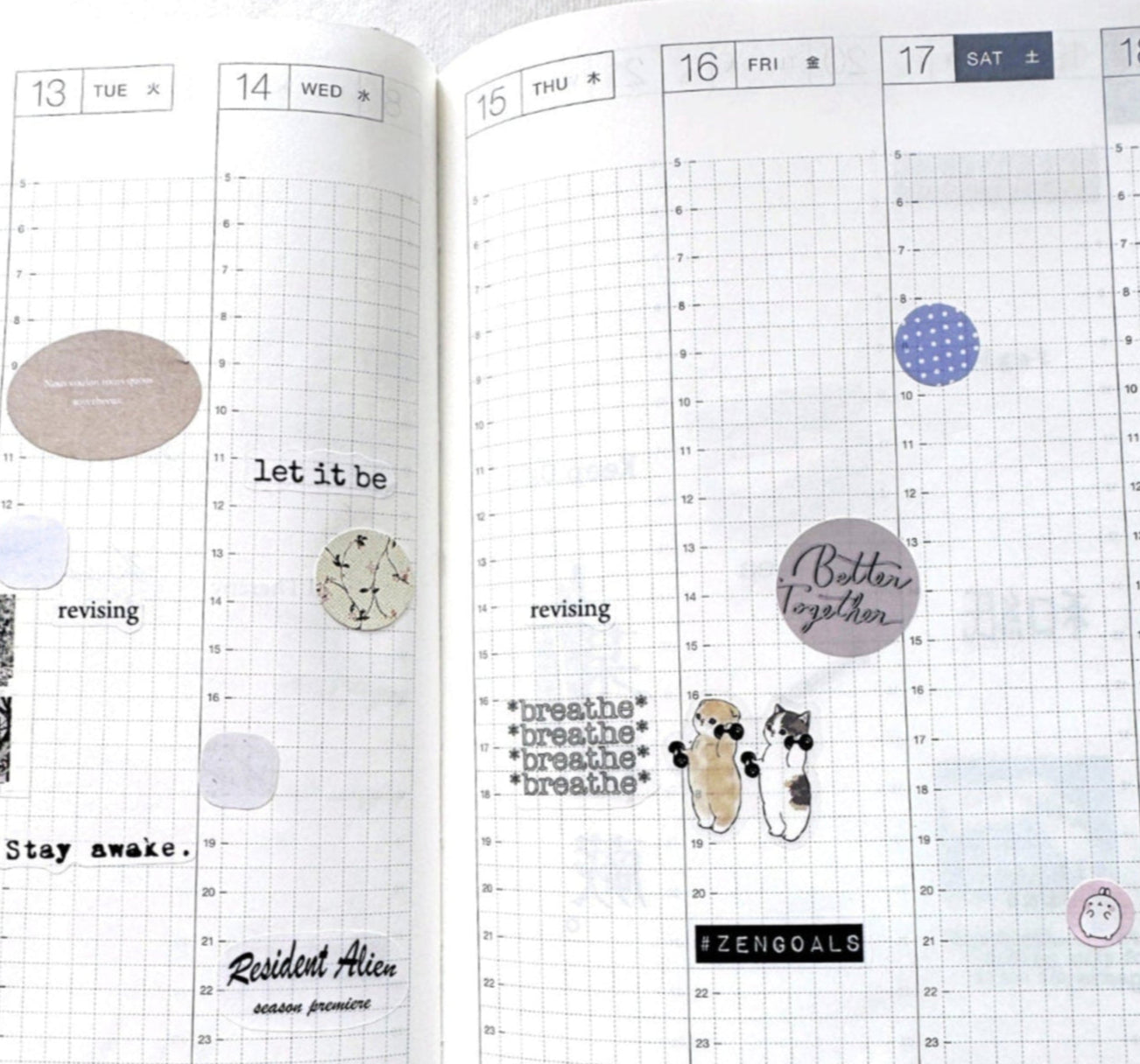 TV Planner Stickers - sticker sheets by TAOthings Studio