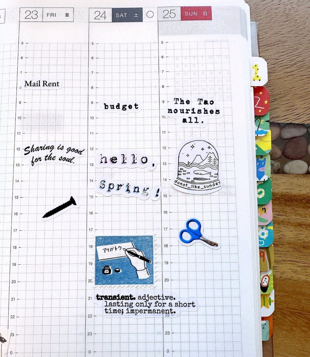 In the Flow - sticker sheet by TAOthings Studio
