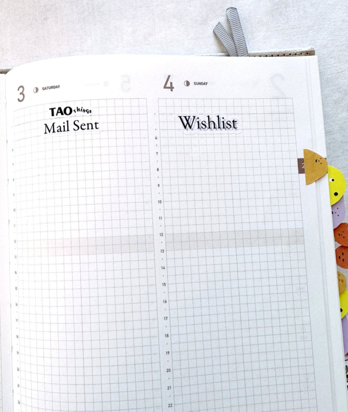 Stationery Log - sticker sheet by TAOthings Studio