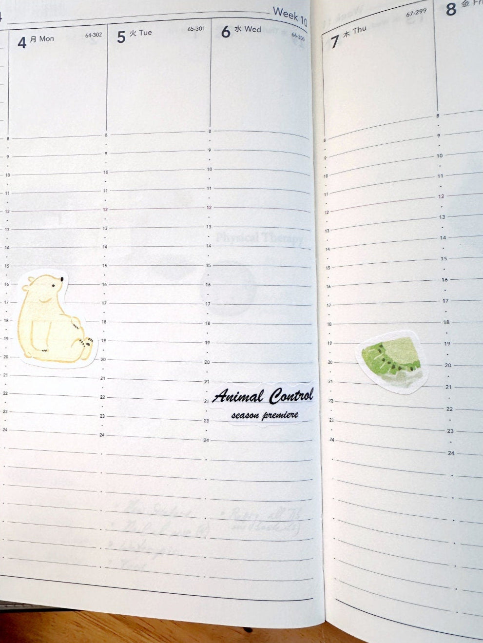 TV Planner Stickers - sticker sheets by TAOthings Studio