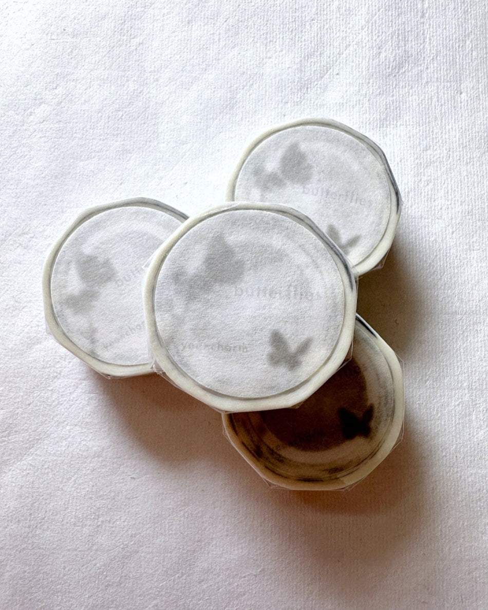 Yeon Charm - Butterflies washi tape Sample / Whole Roll
