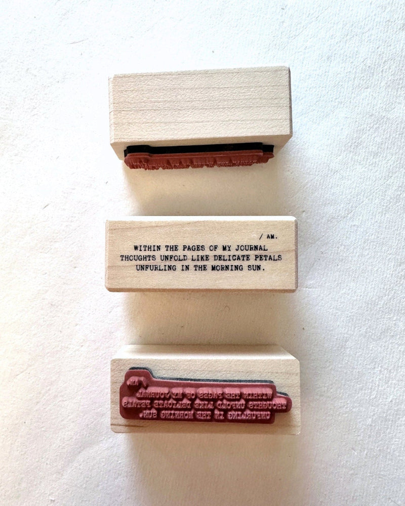 Nyret - Vol. 10 Daily Aesthetic No. 52 rubber stamp