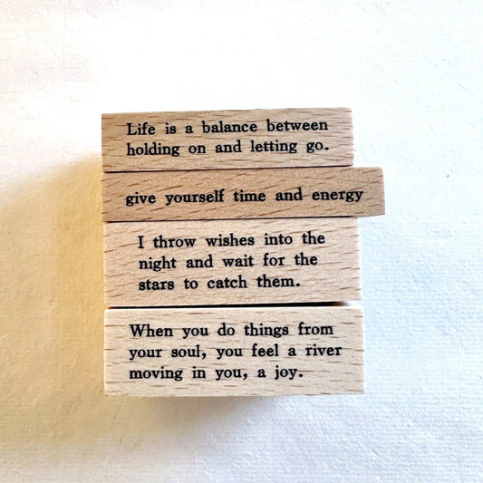 Penny.fei - Just Words Vol. 2 rubber stamps