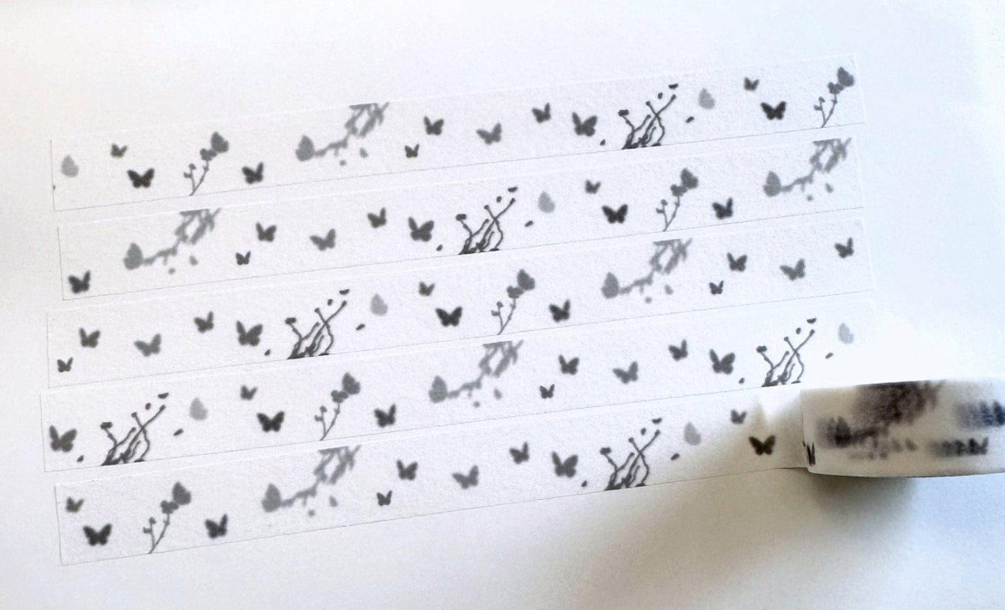 Yeon Charm - Butterflies washi tape Sample / Whole Roll