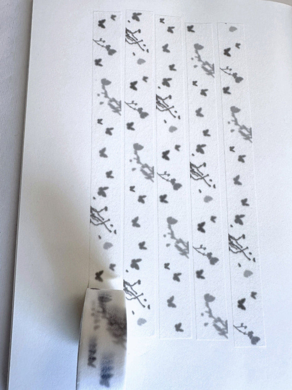 Yeon Charm - Butterflies washi tape Sample / Whole Roll