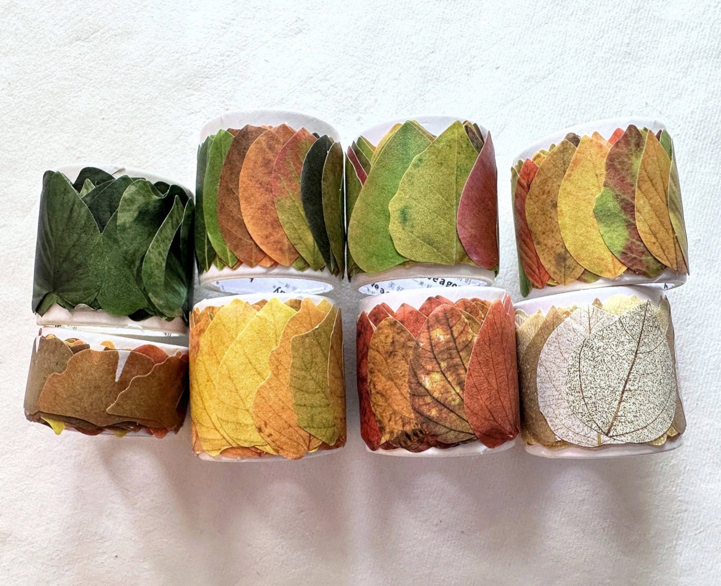 Fall Leaves paper sticker rolls