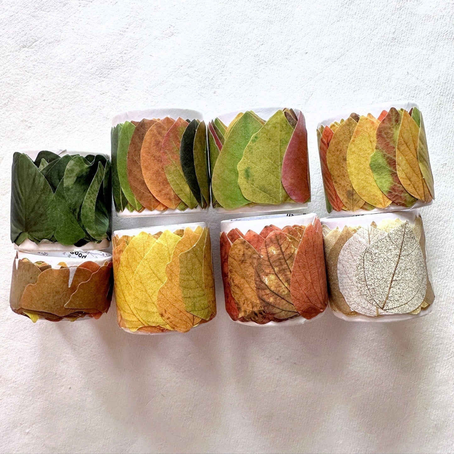 Fall Leaves paper sticker rolls