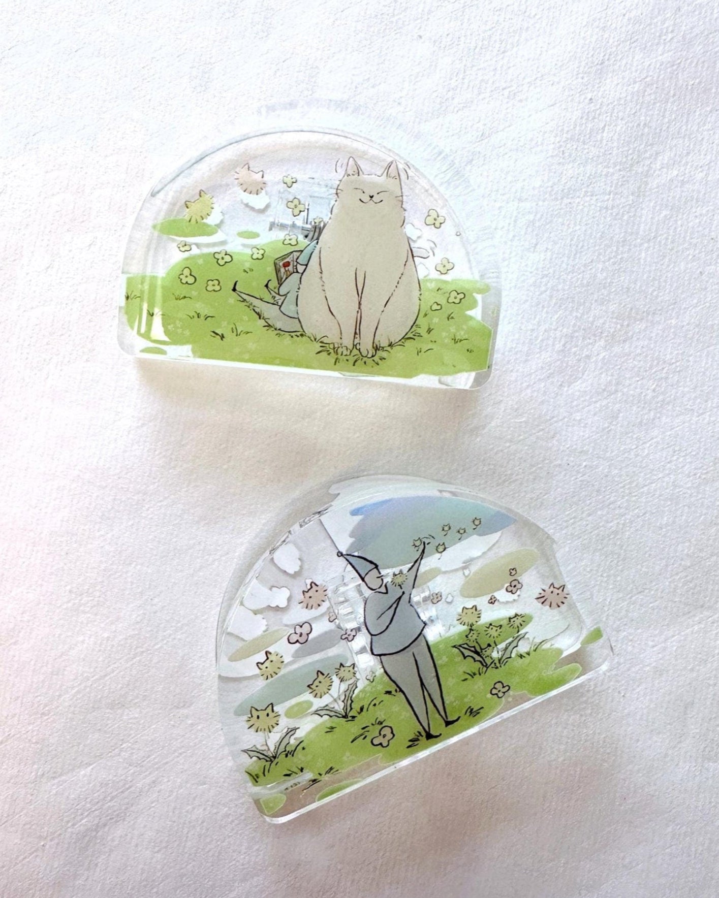 Modaizhi - Cat Attendant acrylic planner clips
