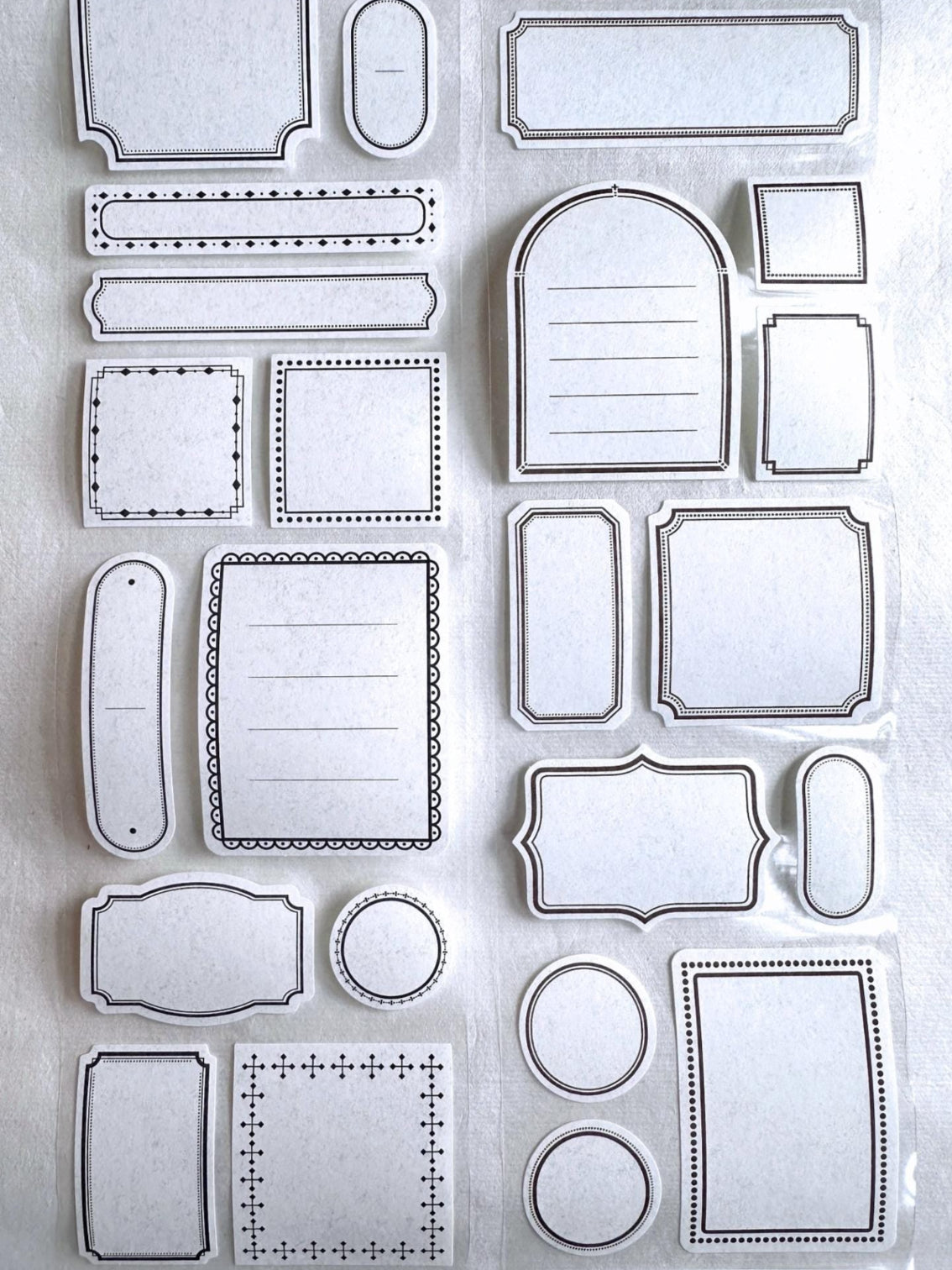 Muguang - Border Tape die-cut paper sticker roll SAMPLES
