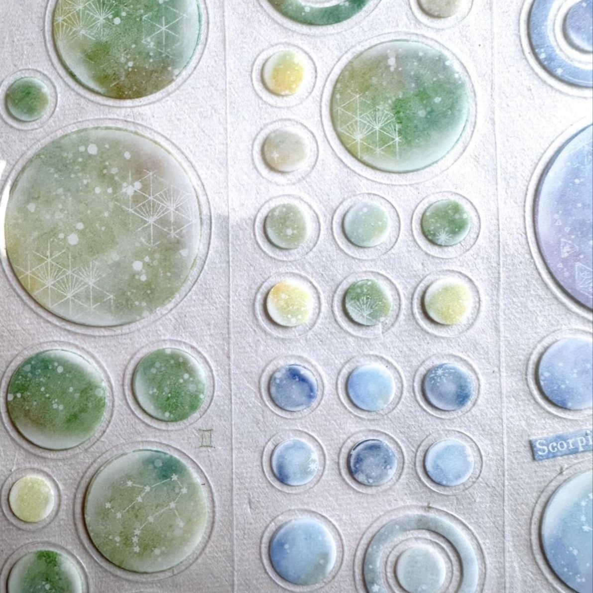 A Great Idea - Star Bubble kiss-cut PET tape SAMPLES