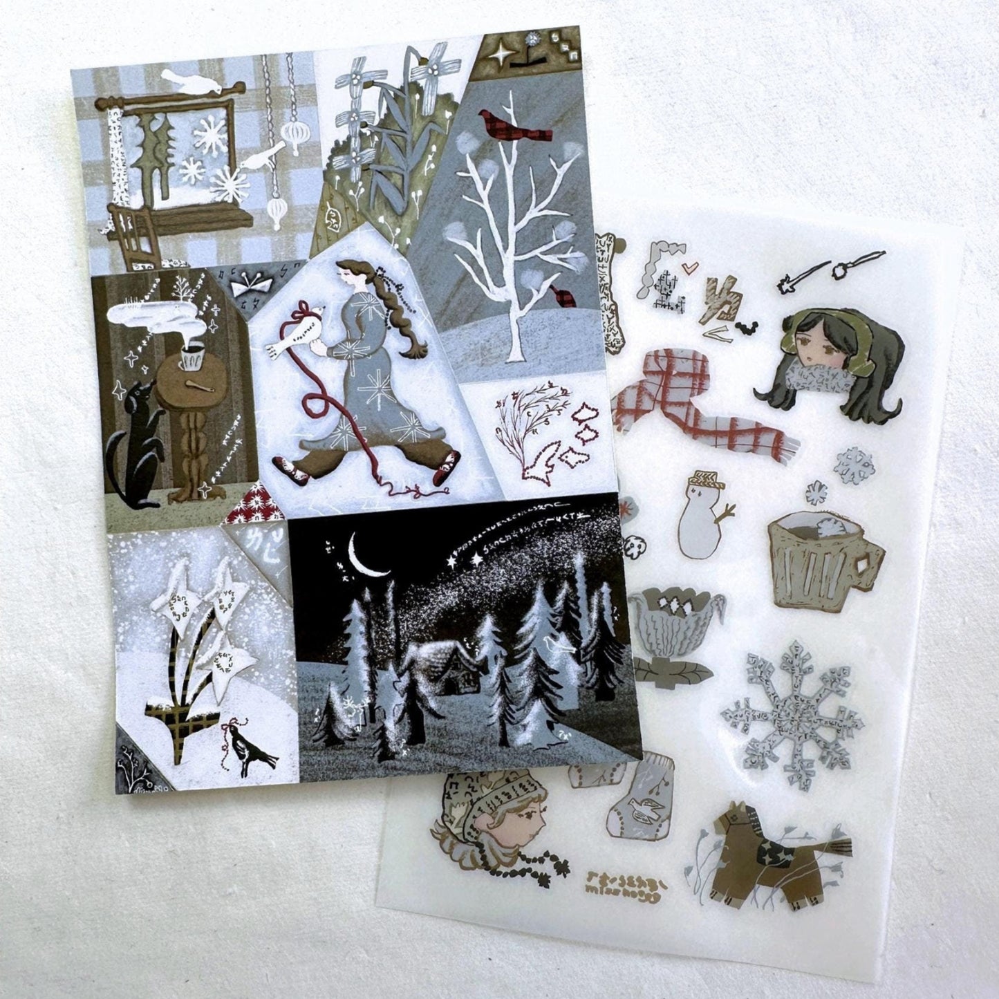 misshoegg - Snowy Day & Light Blue Day sticker packs