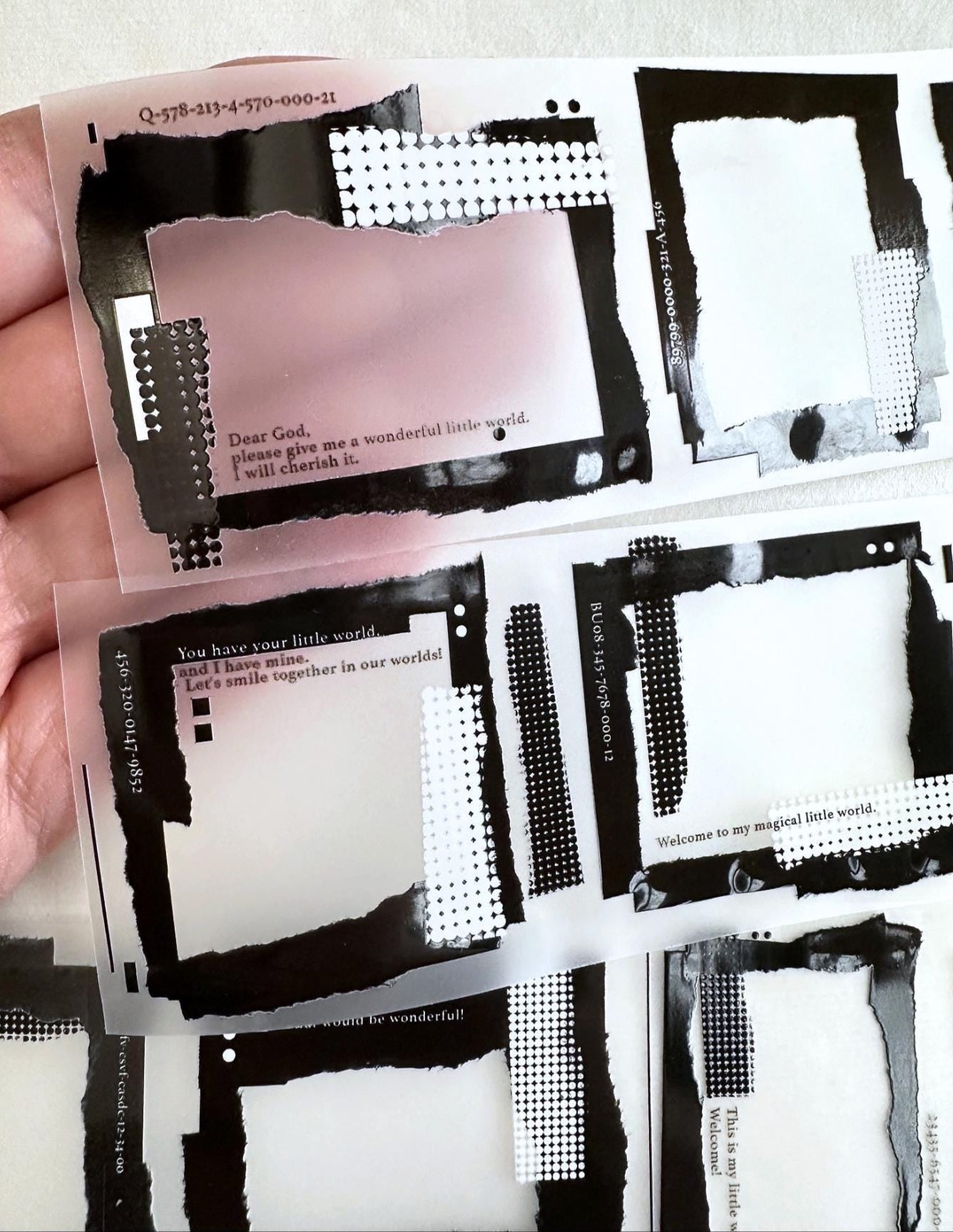 LihaoPaper - Tiny universe Muted PET tape SAMPLES