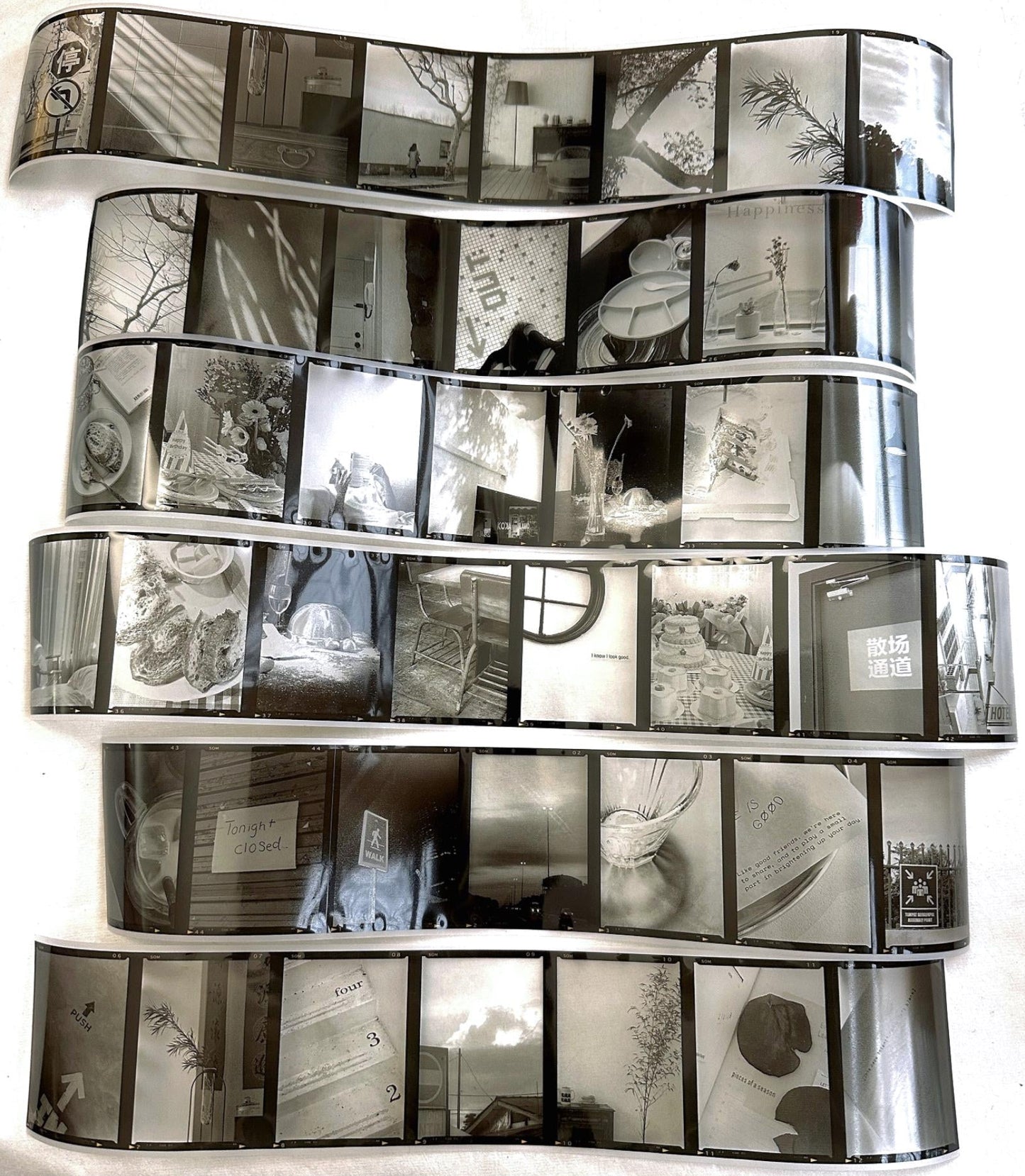 SOM Studio - 120 Film B&W 6.5 cm PET tape SAMPLES